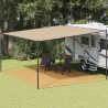 Tapis de tente sable 400x500 cm PEHD 