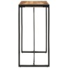 Table de bar 110x55x110 cm bois de manguier massif brut 
