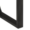 Table de bar 110x55x110 cm bois de manguier massif brut 