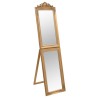 Miroir sur pied Doré 50x200 cm 