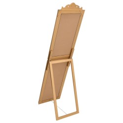 Miroir sur pied Doré 50x200 cm 