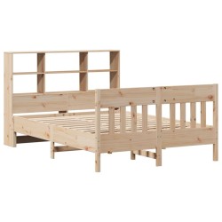 Cadre de lit sans matelas 120x200 cm bois de pin massif 