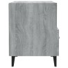 Table de chevet Sonoma gris Bois d'ingénierie 