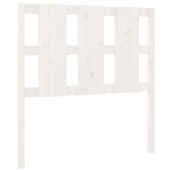 Tête de lit blanc 105,5x4x100 cm bois massif de pin 