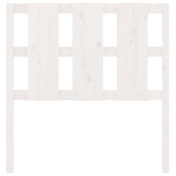 Tête de lit blanc 105,5x4x100 cm bois massif de pin 