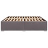 Cadre de lit sans matelas gris 200x200 cm similicuir 