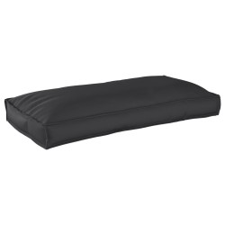 Coussin de palette pour siège/dossier noir 120x60x12 cm tissu Oxford 