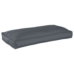 Coussin Palette pour Siège/Dossier Anthracite 120x60x12 cm Tissu Oxford 
