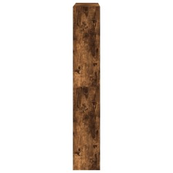Armoire à chaussures chêne fumé 80x21x125,5 cm bois ingénierie 