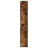 Armoire à chaussures chêne fumé 80x21x125,5 cm bois ingénierie 