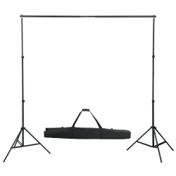 Kit de studio photo avec éclairage et toile de fond 