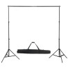 Kit de studio photo avec éclairage et toile de fond 