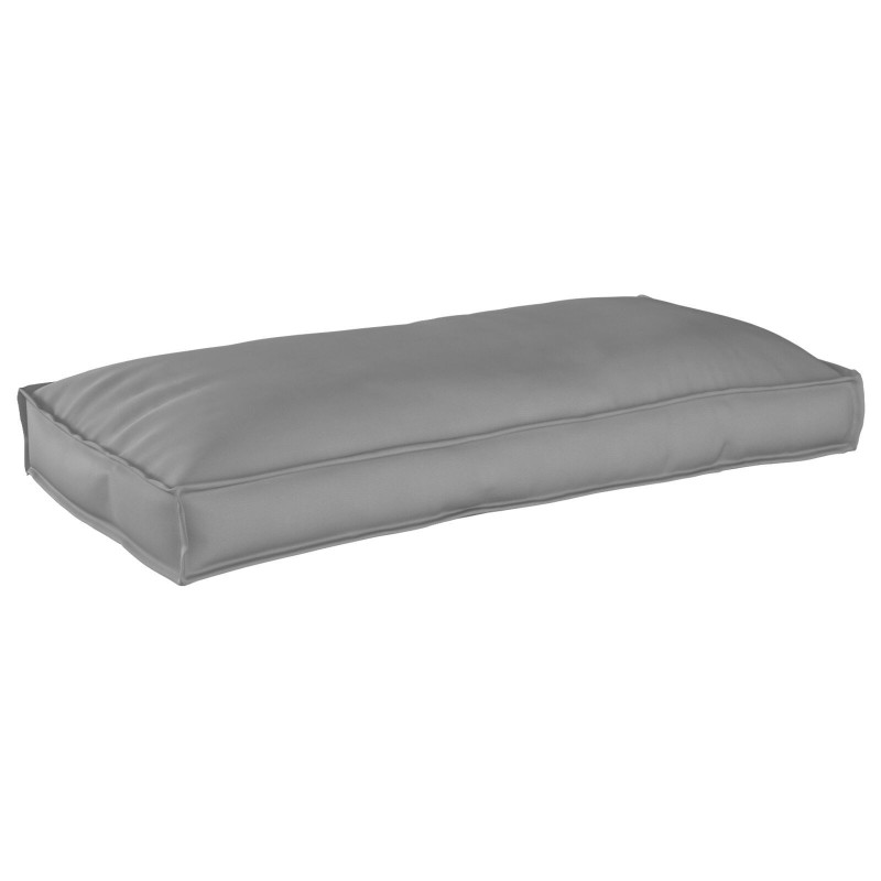 Coussin de Palette pour Siège/Dossier Gris 120x60x12 cm Tissu Oxford 