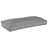 Coussin de Palette pour Siège/Dossier Gris 120x60x12 cm Tissu Oxford 