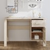 Bureau HAMAR Marron miel 113x50x75 cm Bois massif de pin 