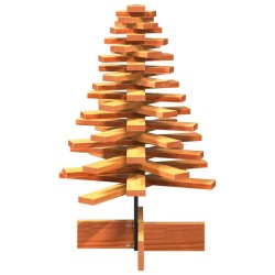 Arbre de Noël en bois pour décoration 80 cm bois de pin massif 