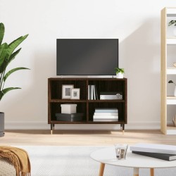 Meuble TV chêne marron 69,5 x 30 x 50 cm bois d'ingénierie 