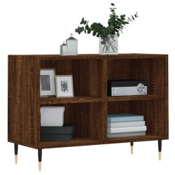 Meuble TV chêne marron 69,5 x 30 x 50 cm bois d'ingénierie 