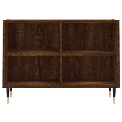 Meuble TV chêne marron 69,5 x 30 x 50 cm bois d'ingénierie 