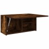 Armoire murale de bain chêne fumé 60x25x30 cm bois d'ingénierie 