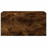 Armoire murale de bain chêne fumé 60x25x30 cm bois d'ingénierie 
