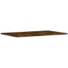 Étagères murales 4 pcs chêne fumé 80x50x1,5cm bois d'ingénierie 