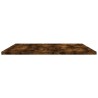 Étagères murales 4 pcs chêne fumé 80x50x1,5cm bois d'ingénierie 