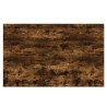 Étagères murales 4 pcs chêne fumé 80x50x1,5cm bois d'ingénierie 