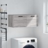 Armoire murale sonoma gris 80x36,5x35 cm bois d'ingénierie 