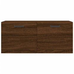 Armoire murale chêne marron 80x36,5x35 cm bois d'ingénierie 