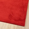 Tapis OVIEDO à poils courts rouge 100x200 cm 