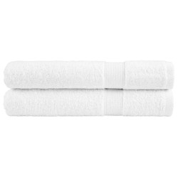 Serviettes de sauna de qualité supérieure SOLUND 2 pcs blanc 