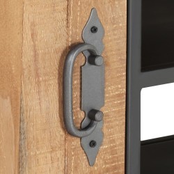 Meuble TV 110x30x49 cm Bois de récupération massif 