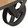 Meuble TV 110x30x49 cm Bois de récupération massif 