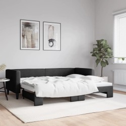 Lit de jour avec gigogne sans matelas 80x200 cm 