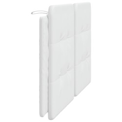 Coussin de tête de lit blanc 160 cm similicuir 