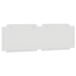 Coussin de tête de lit blanc 160 cm similicuir 