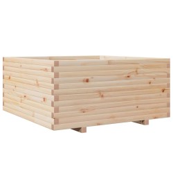 Jardinière 100x100x49,5 cm bois de pin massif 