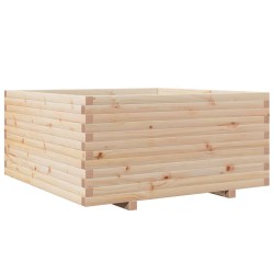 Jardinière 100x100x49,5 cm bois de pin massif 