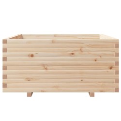 Jardinière 100x100x49,5 cm bois de pin massif 