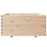 Jardinière 100x100x49,5 cm bois de pin massif 