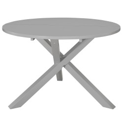 Table à manger gris 120x75 cm MDF 