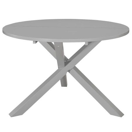 Table à manger gris 120x75 cm MDF 
