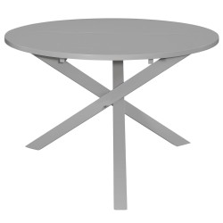 Table à manger gris 120x75 cm MDF 