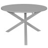 Table à manger gris 120x75 cm MDF 