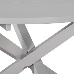 Table à manger gris 120x75 cm MDF 