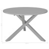 Table à manger gris 120x75 cm MDF 