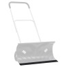 Bordure en caoutchouc de chasse-neige noir 180x15x2 cm 