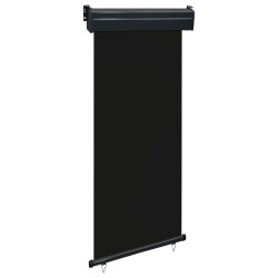Auvent latéral de balcon 85x250 cm noir 