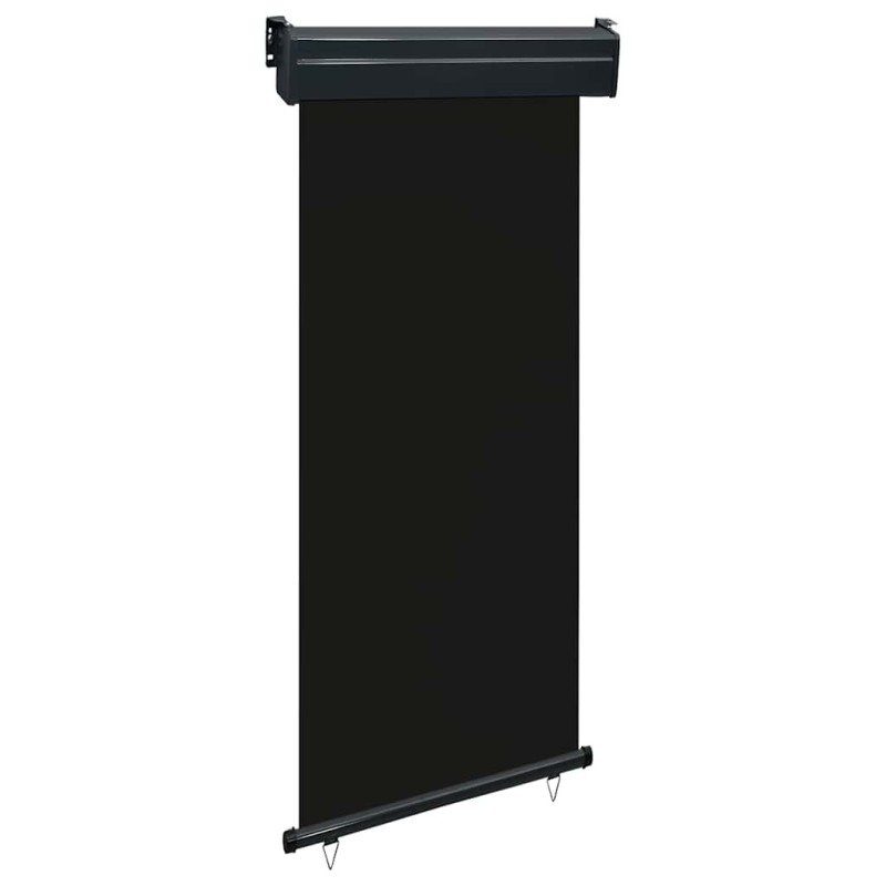 Auvent latéral de balcon 85x250 cm noir 